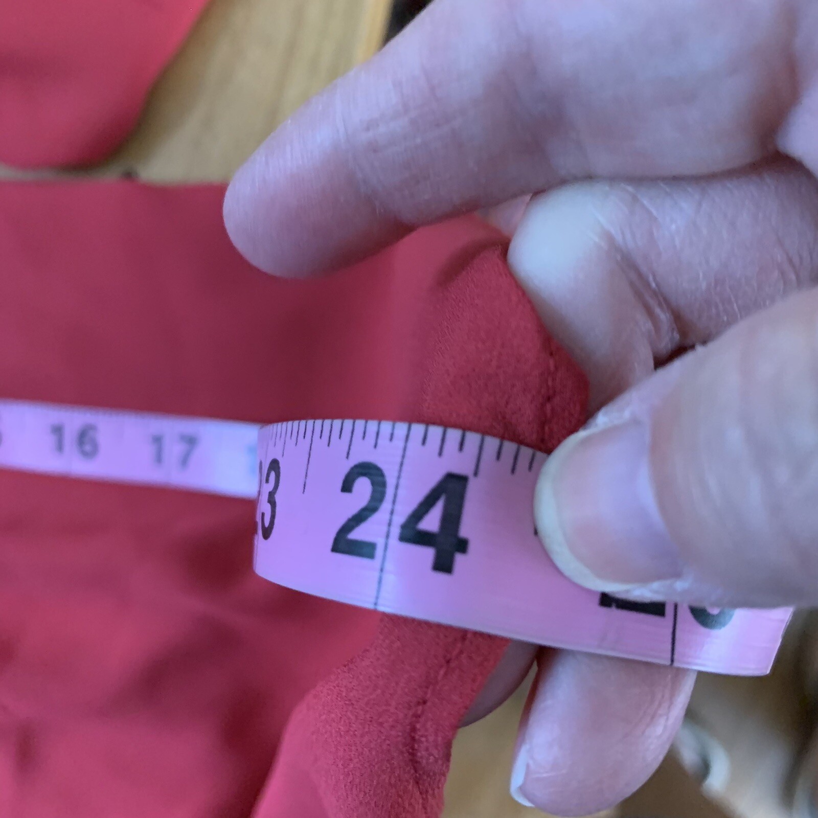 LOFT Pink Red Blouse Sz XS Long Sleeve Pleated Front Scoop Neck Casual Classic