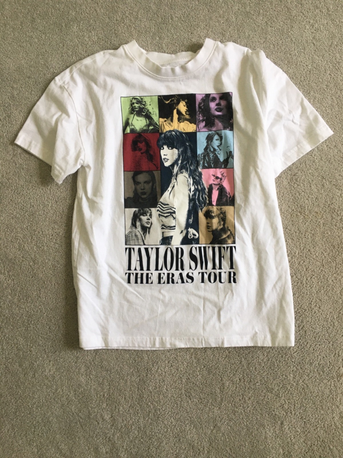 Original Taylor Swift The Eras Tour White Shirt XS
