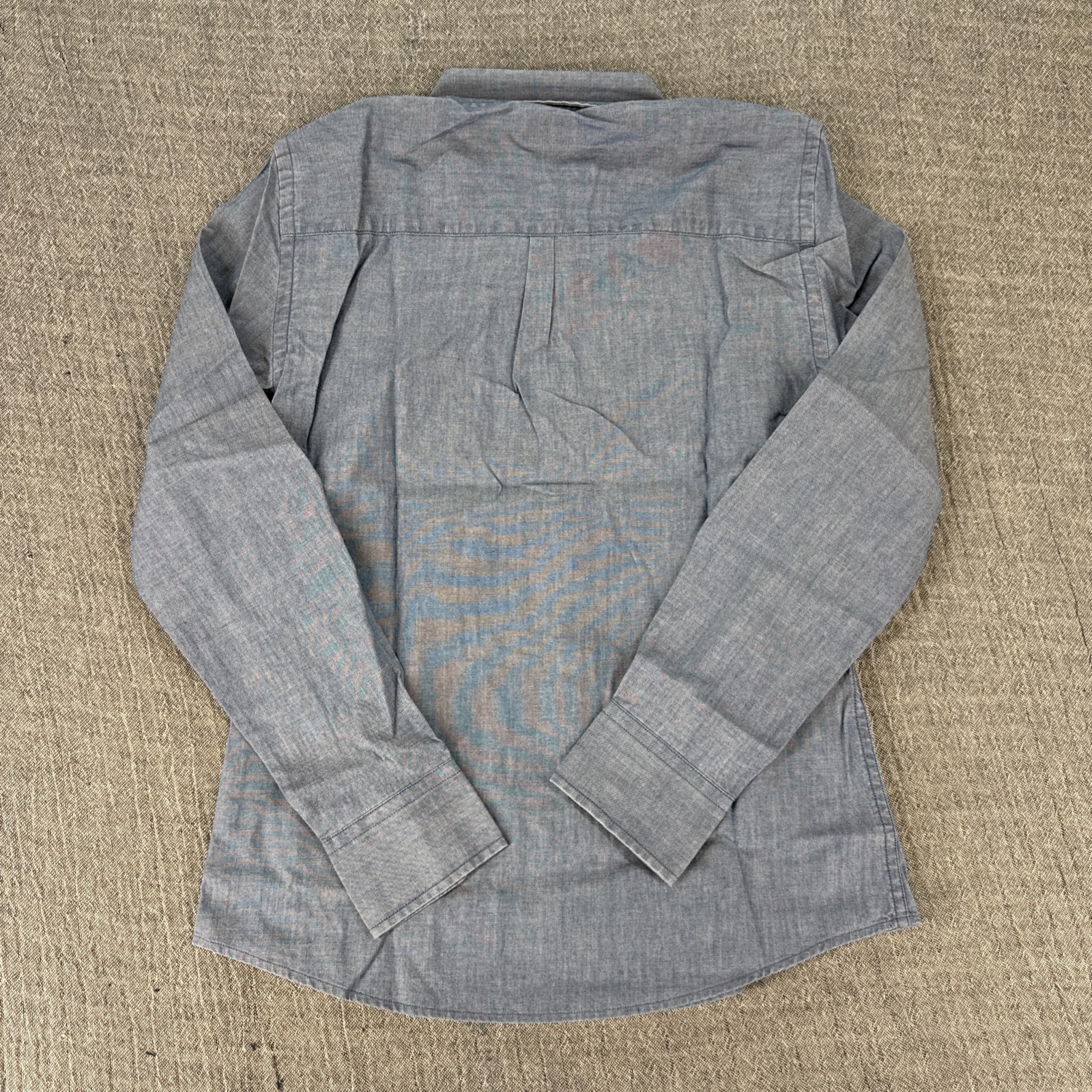 UNTUCKit Valori Womens Long Sleeve Button Up Blue Cotton Shirt New – PICK SIZE