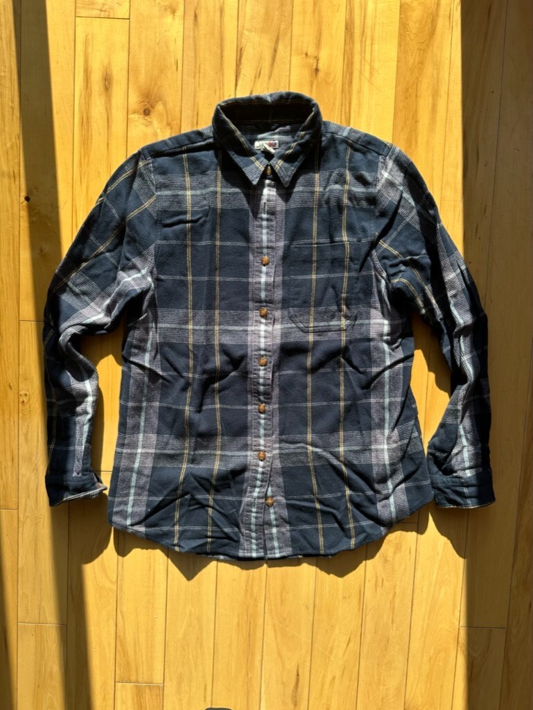 L.L.Bean Womens Organic Flannel Shirt, Plaid NWT size S