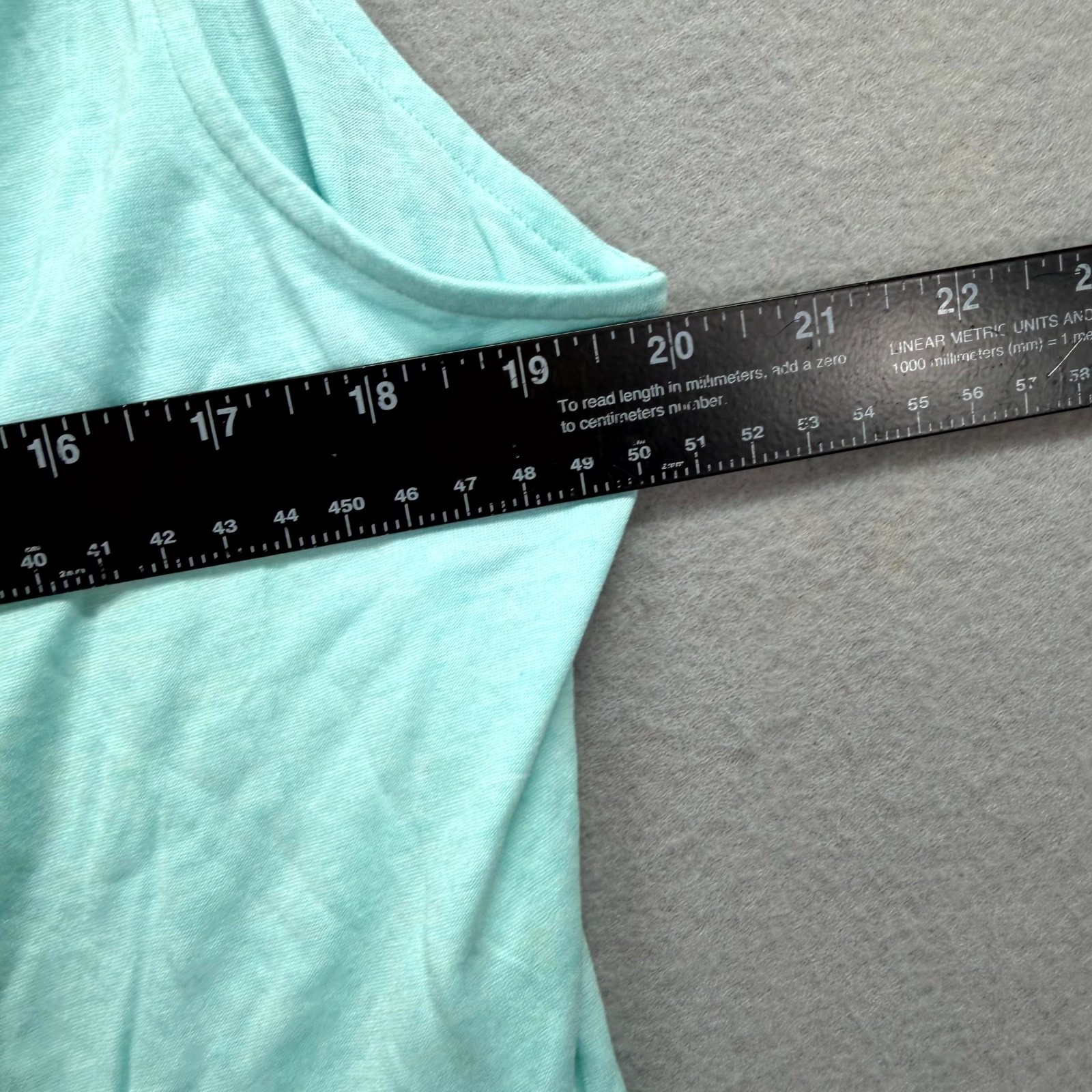 Doncaster Blouse Top Womens XL Aqua Blue Rayon Lightweight Sleeveless Cowl Neck