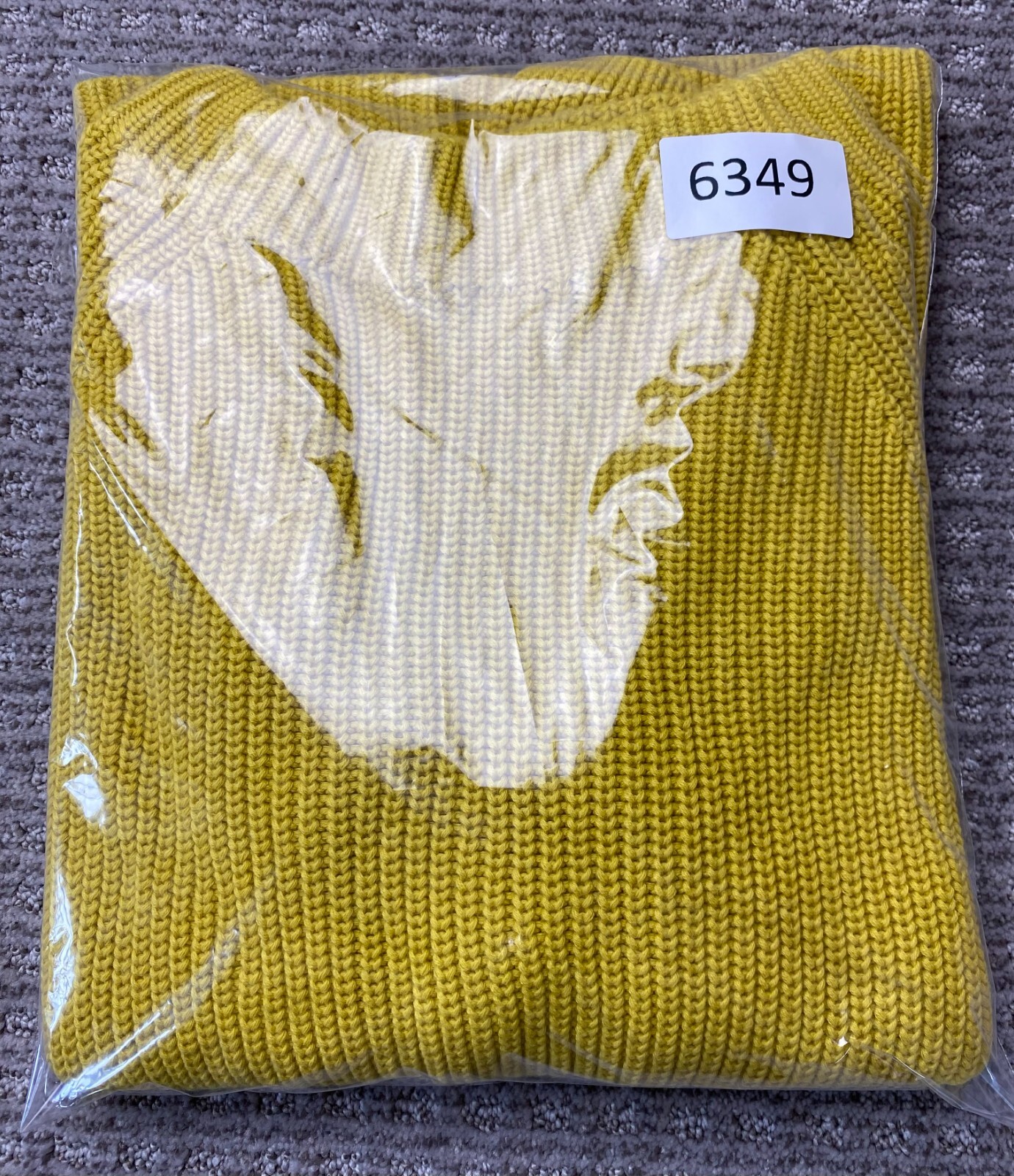 $50 New Lands’ End Women’s LS Fine Gauge Shaker Funnel Neck Sweater Yellow L/P