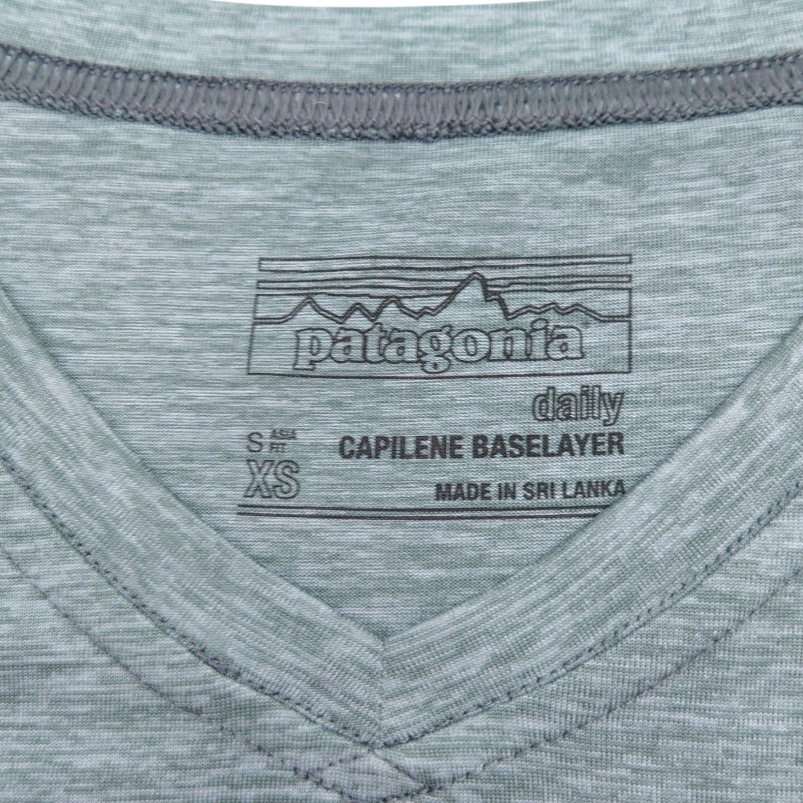 Patagonia Capilene Daily Graphic T-Shirt XS Gray Mountain Sunset Baselayer