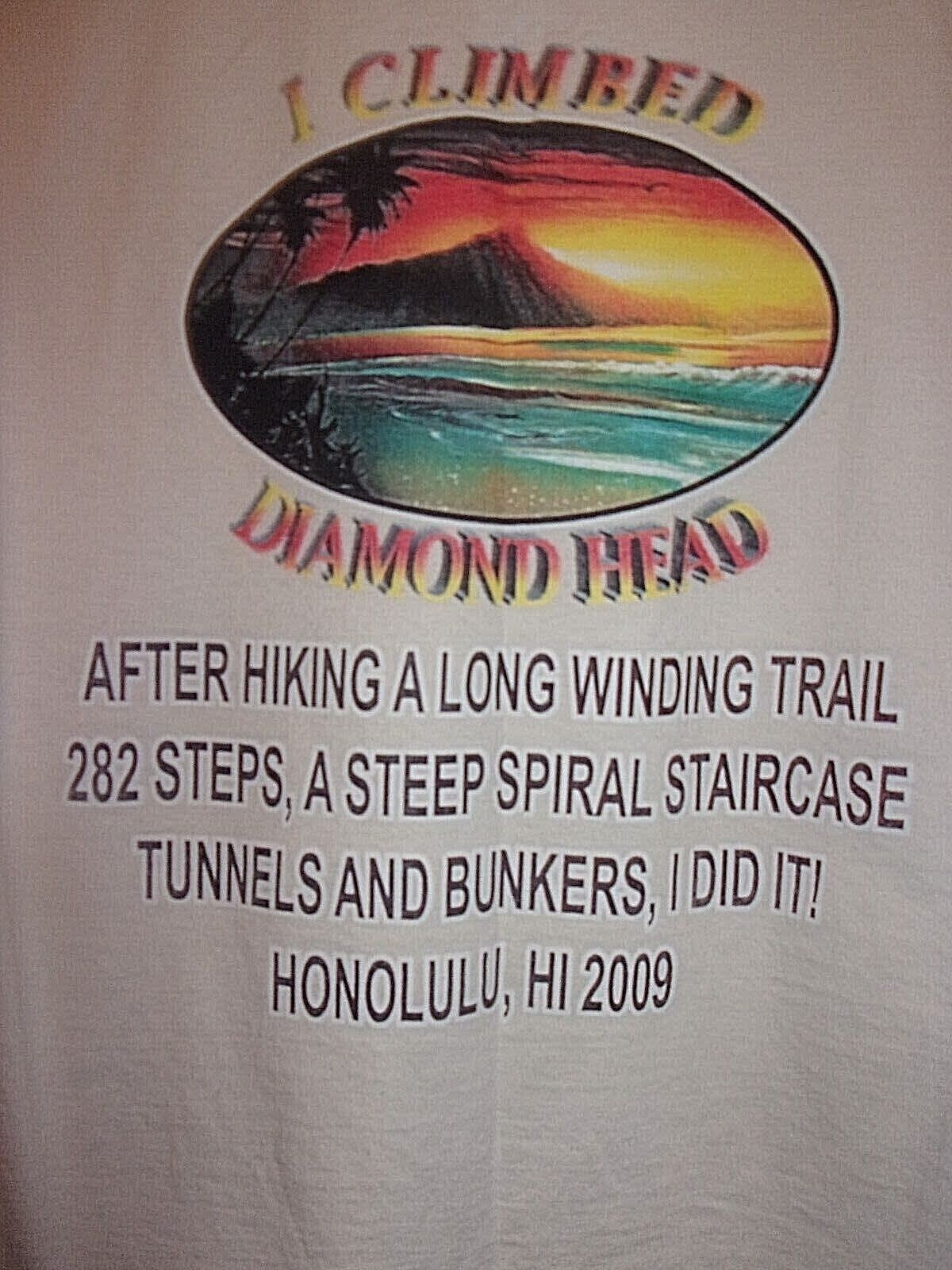 HAWAII Diamond Head white S ladies t shirt