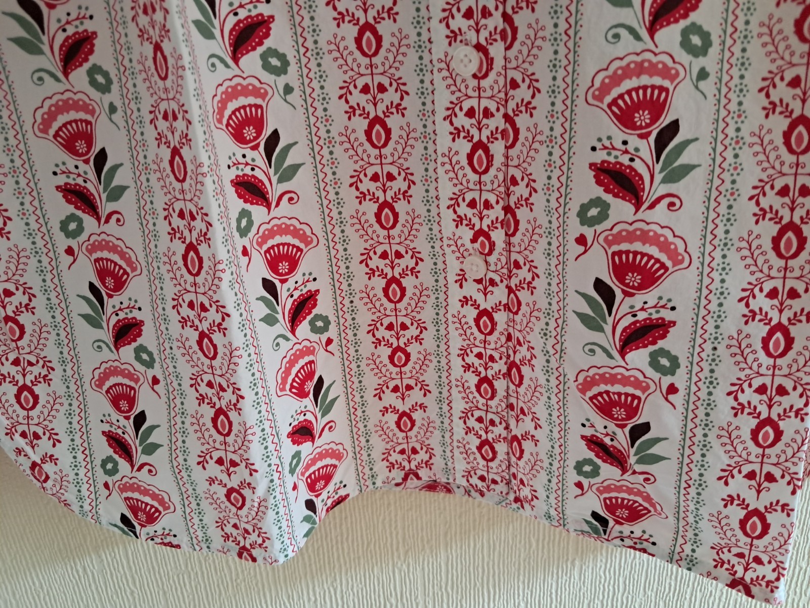 Boden The new Sienna cotton shirt Ivory petal trail. UK 16 BNWT New season