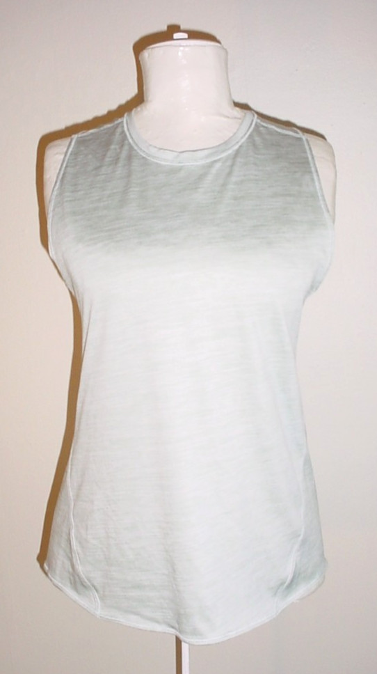 Danskin Now Sleeveless Top Size Small 4 6 Seafoam Green Silky Stretch Dri More