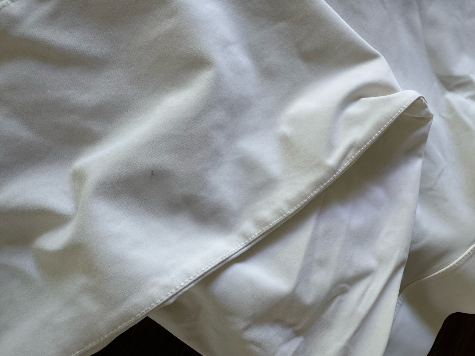 Aday Something Borrowed Shirt Womens Medium White Long Sleeve Button Up Relaxed