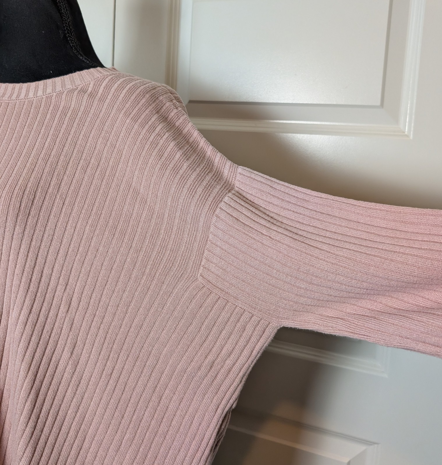 Eileen Fisher Size M Knit Top Pink Boxy Oversized Organic Cotton Tencel Peru