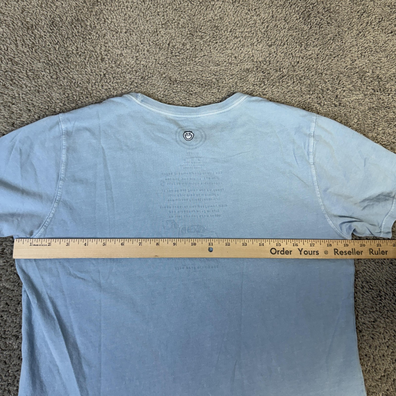 Life Is Good Shirt Womens M Blue Fairway To Heaven Golf Graphic Tagless