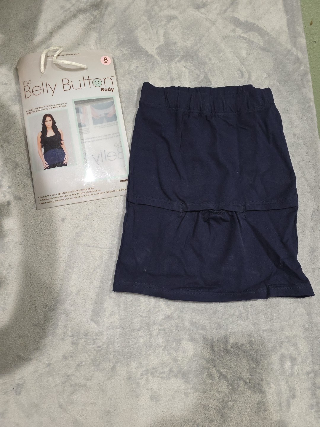The Belly Button Body Maternity Band-indigo-size Small