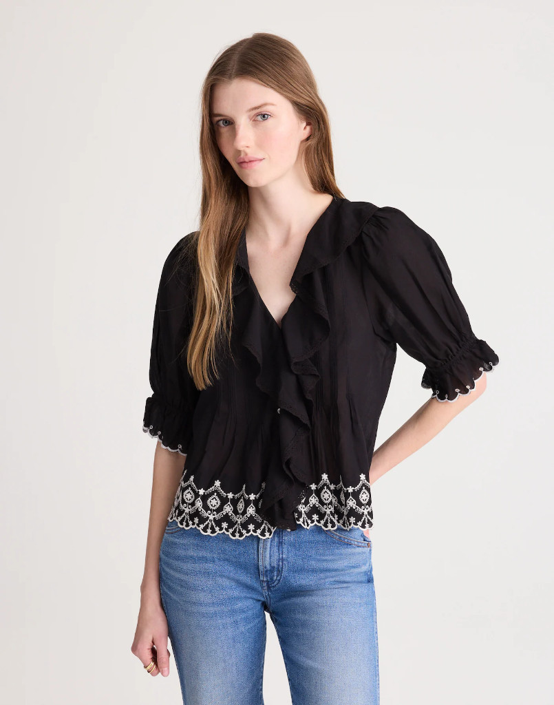 NWT madewell BEST SELLER The Blaire Top