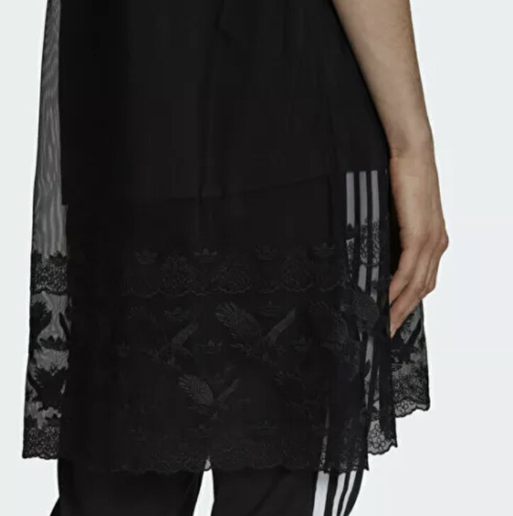 Adidas x Dry Clean Only Bangcock Lace T shirt Dress Small RARE!! NWT