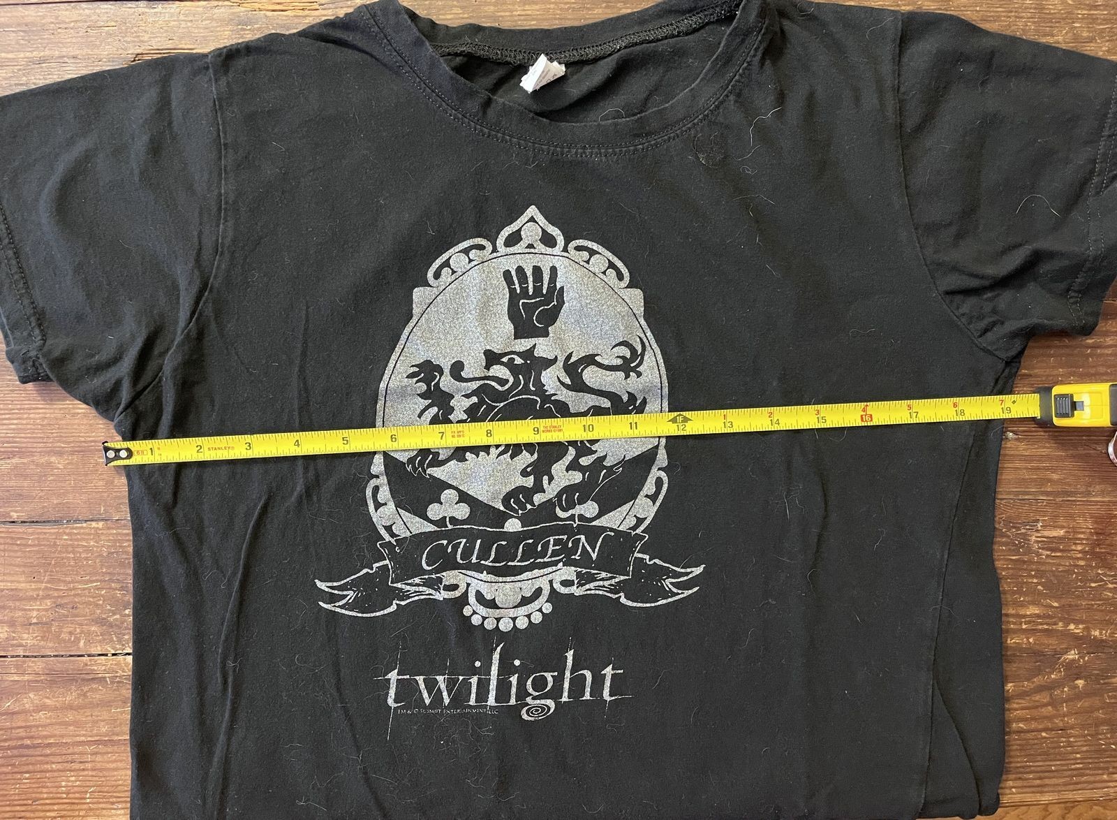 PICS: Twilight Cullen Crest Black Graphic T-Shirt Size W-M/ Y-XXL