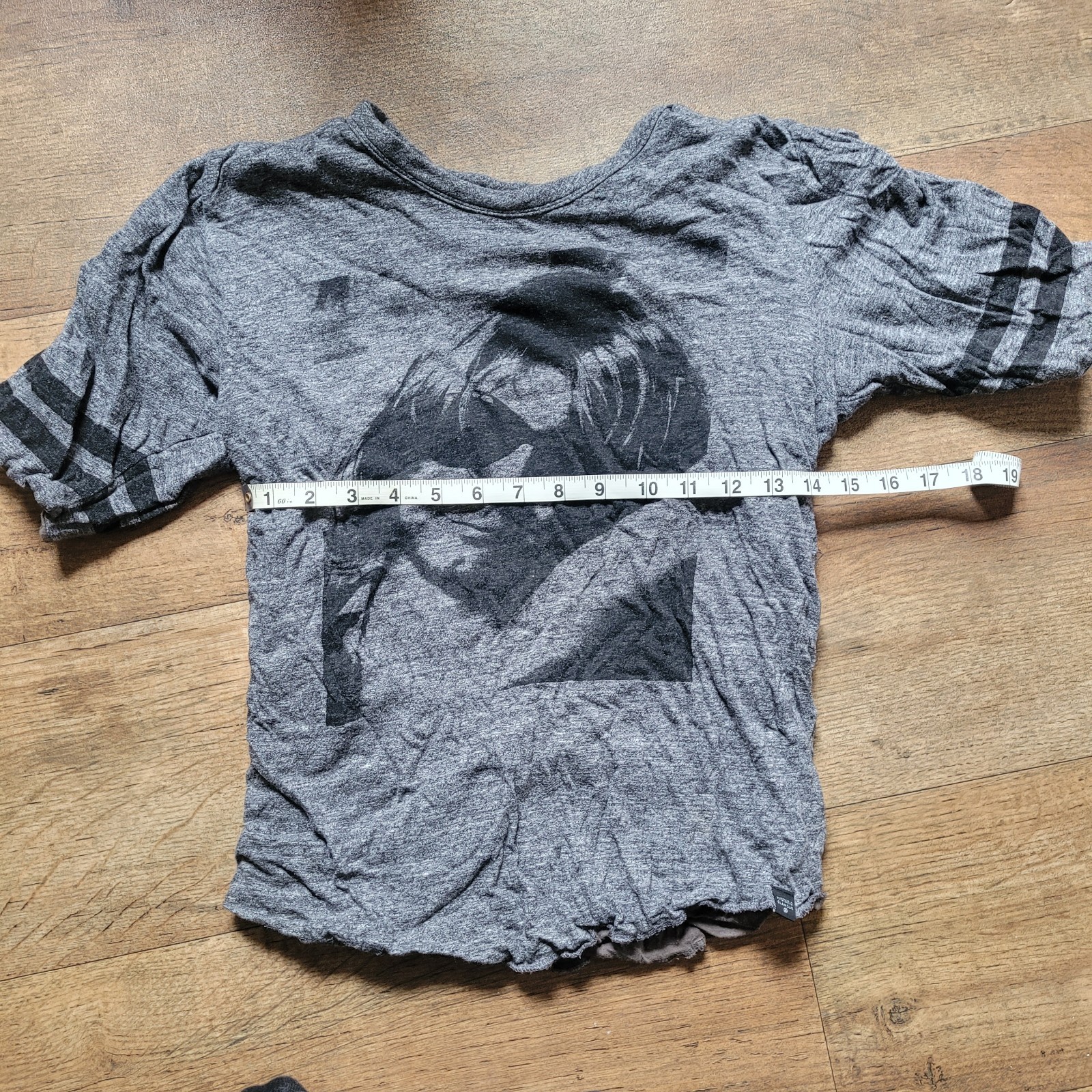 Vintage Y2K 2009 Hysteric Glamour Reversible Curt Kobain Henley Tee Sz S