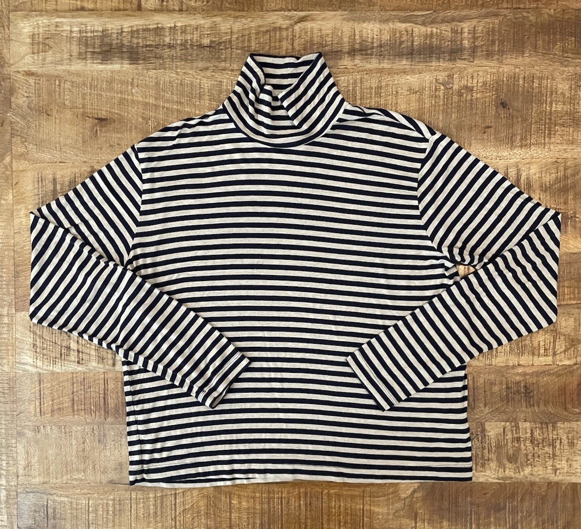 Citizens of Humanity Alexandria Striped Turtleneck Top