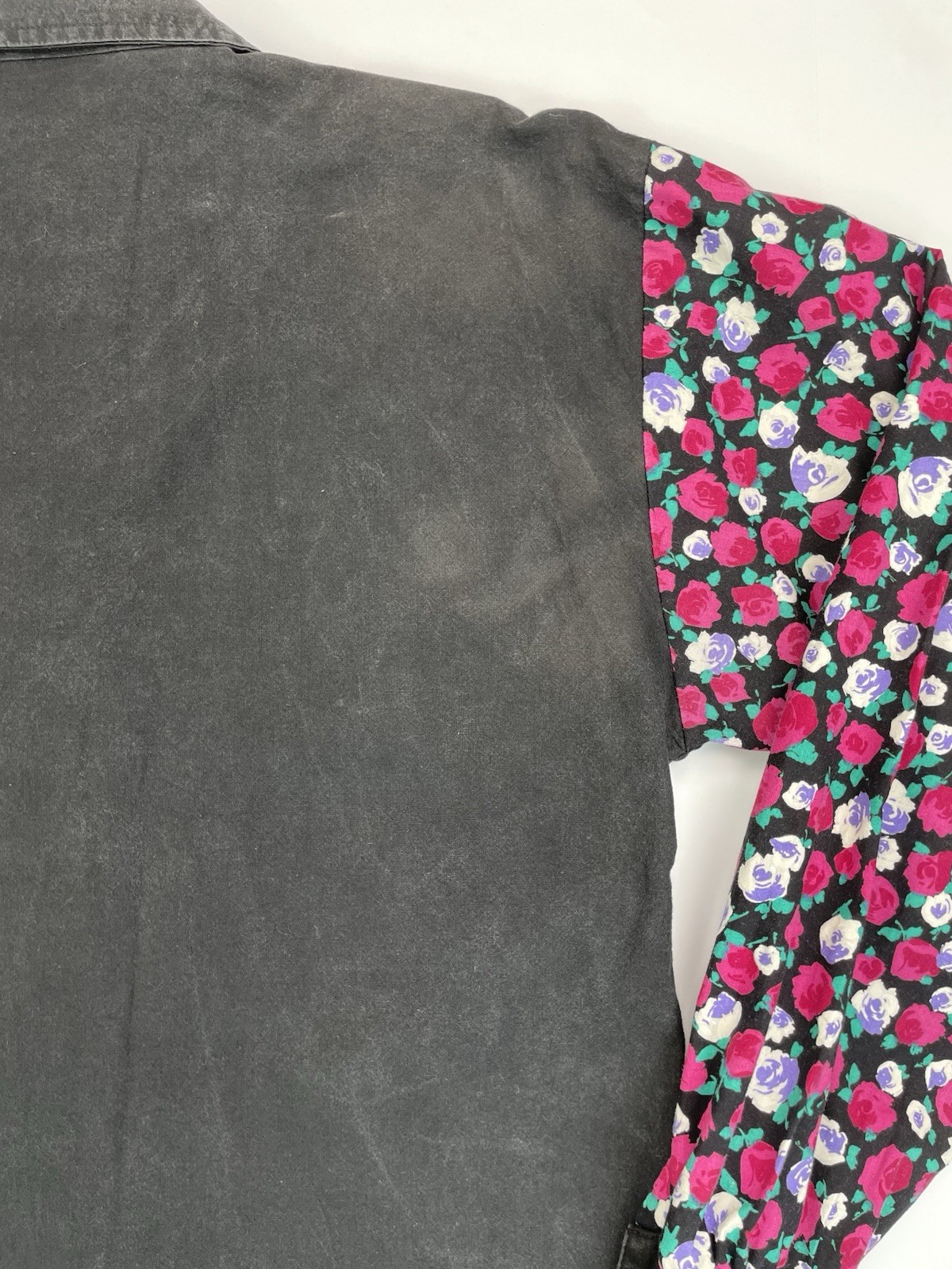 Vintage 90s Roper Western Yoke Button Up Shirt Floral Print Cowgirl Large Cotton
