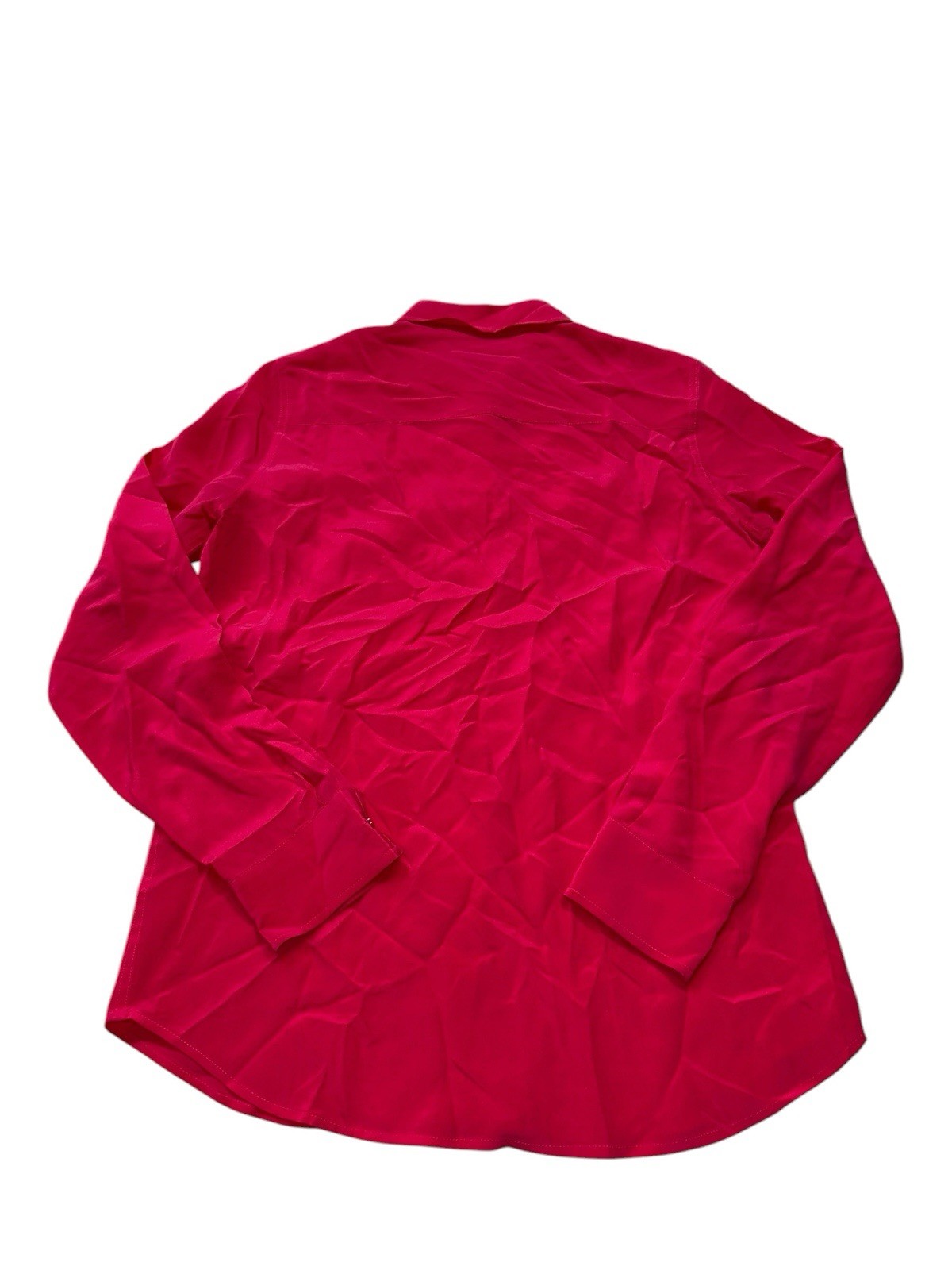 Equipment Femme Women’s S 100% Silk Button Up Blouse Shirt Pink Needs Dry Clean