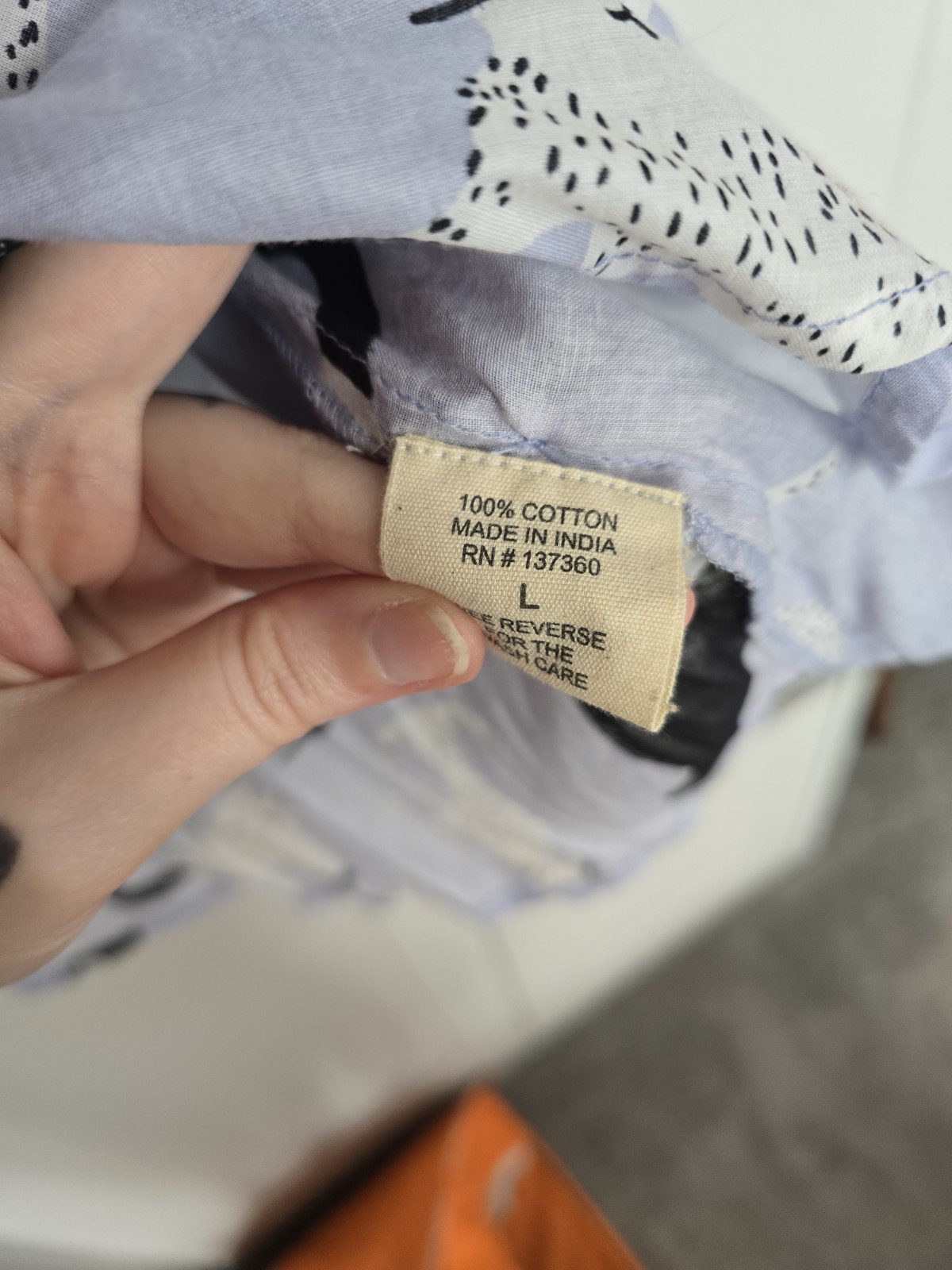 Violet Sky – Blue Oversized Long Cat Print Shirt – L BNWT