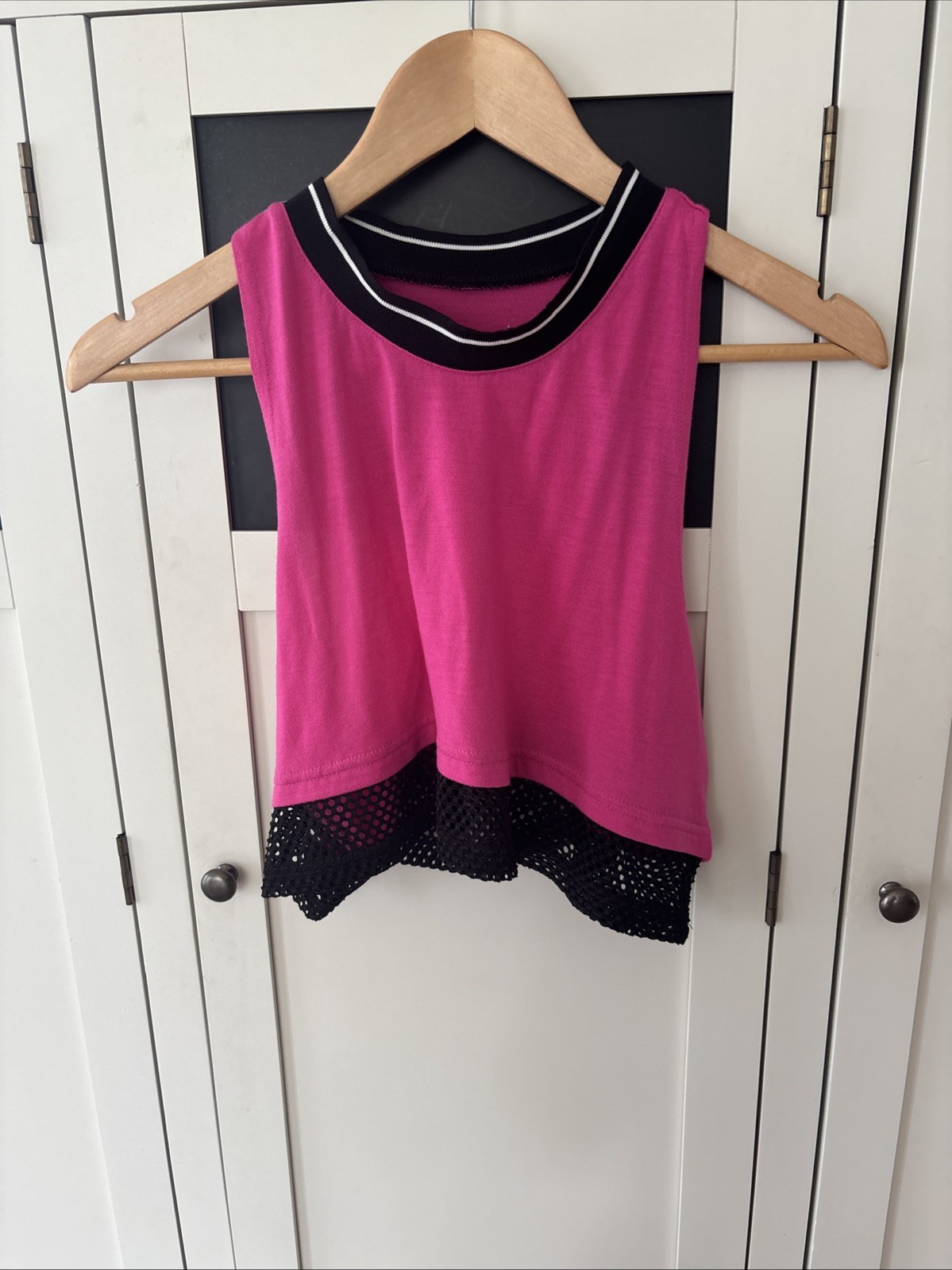 Hot Pink Crop Dance Top