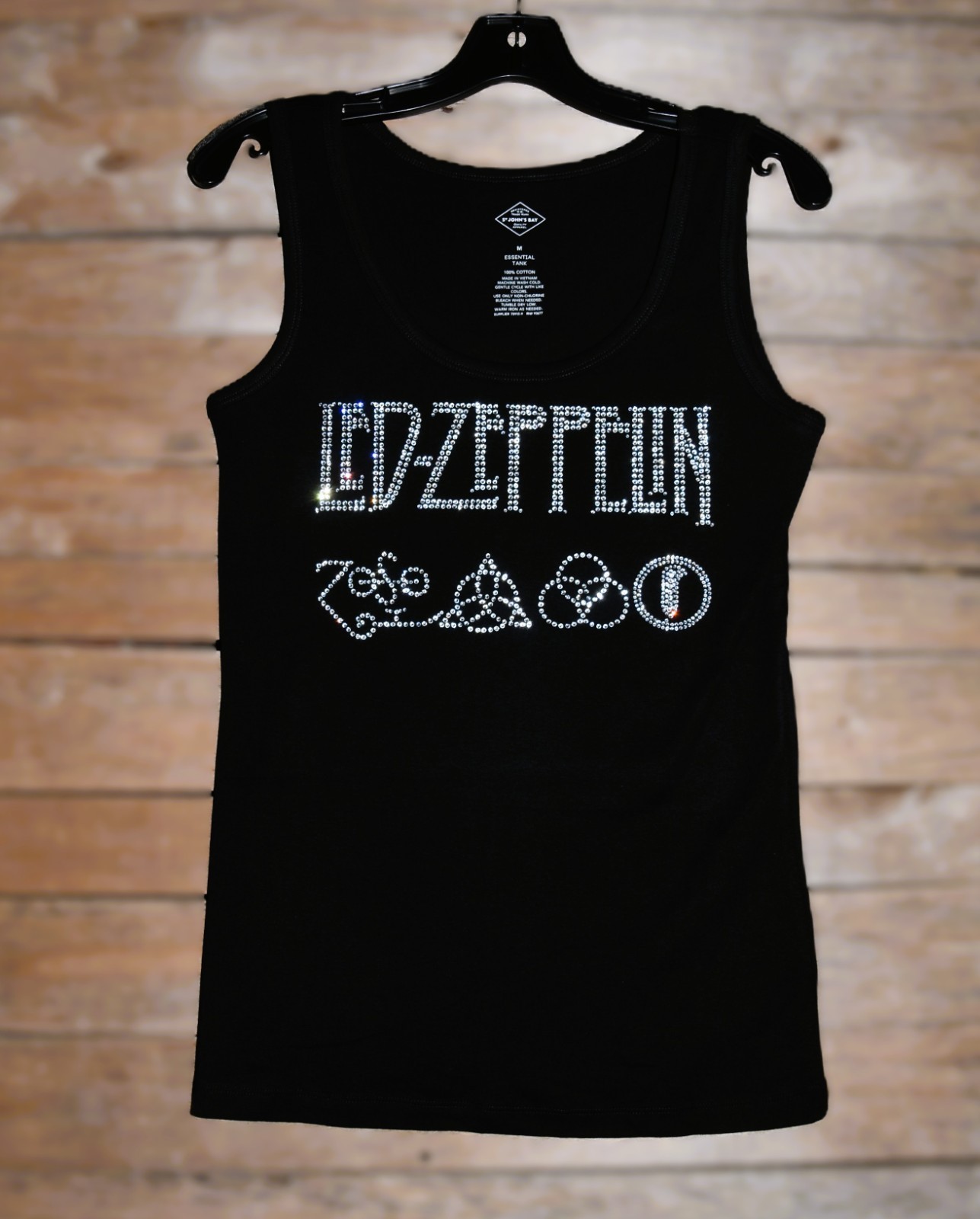 Led Zeppelin rhinestone bling shirt or tank XS S M L XL XXL 1X 2X 3X 4X 5X