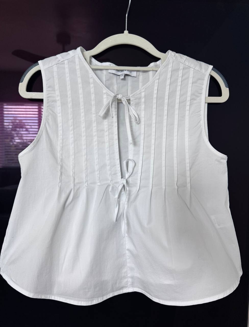 Tie Front Flare Top WeWoreWhat XXS