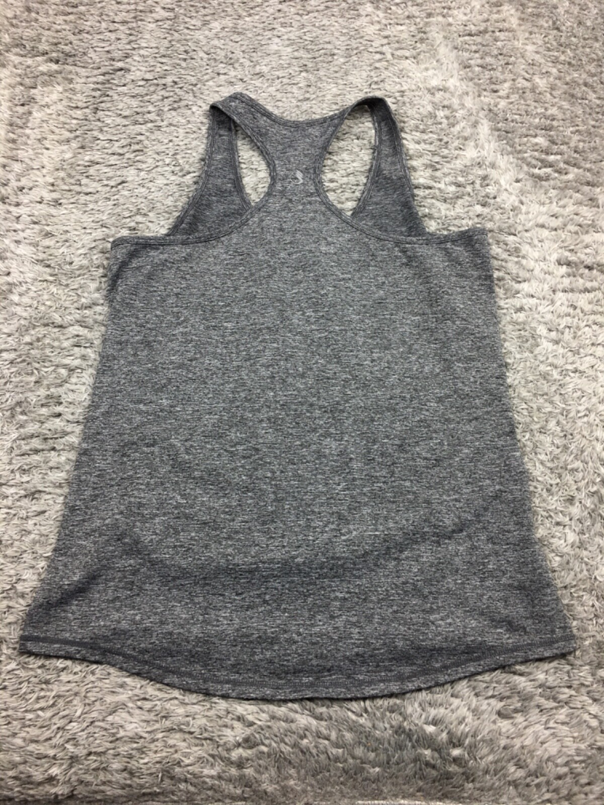 Icyzone Tank Top Womens Size XL Gray Athletic Polyester Stretch