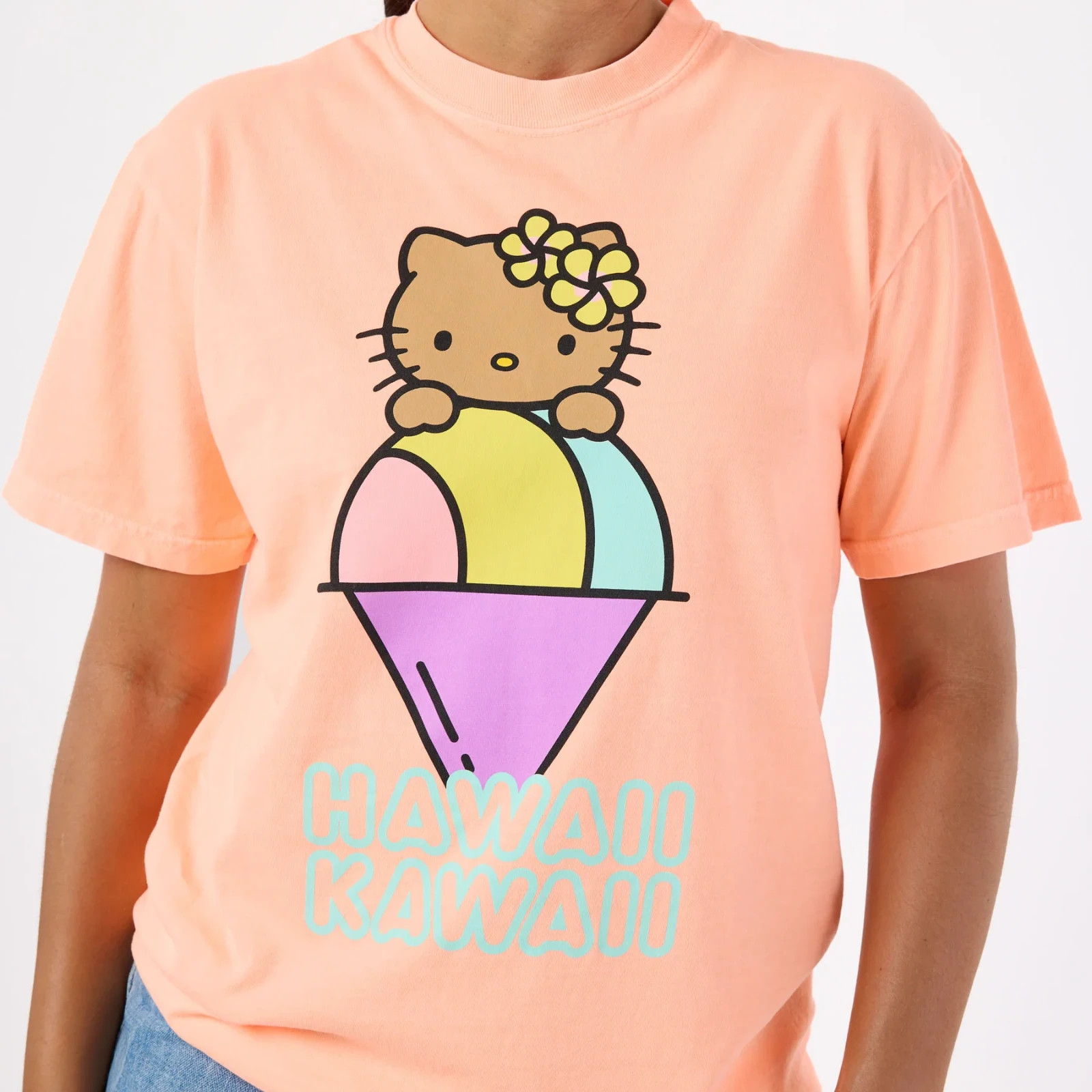 ALOHA Collection x Hello Kitty SUN KISSED Shave Ice T shirt (M)