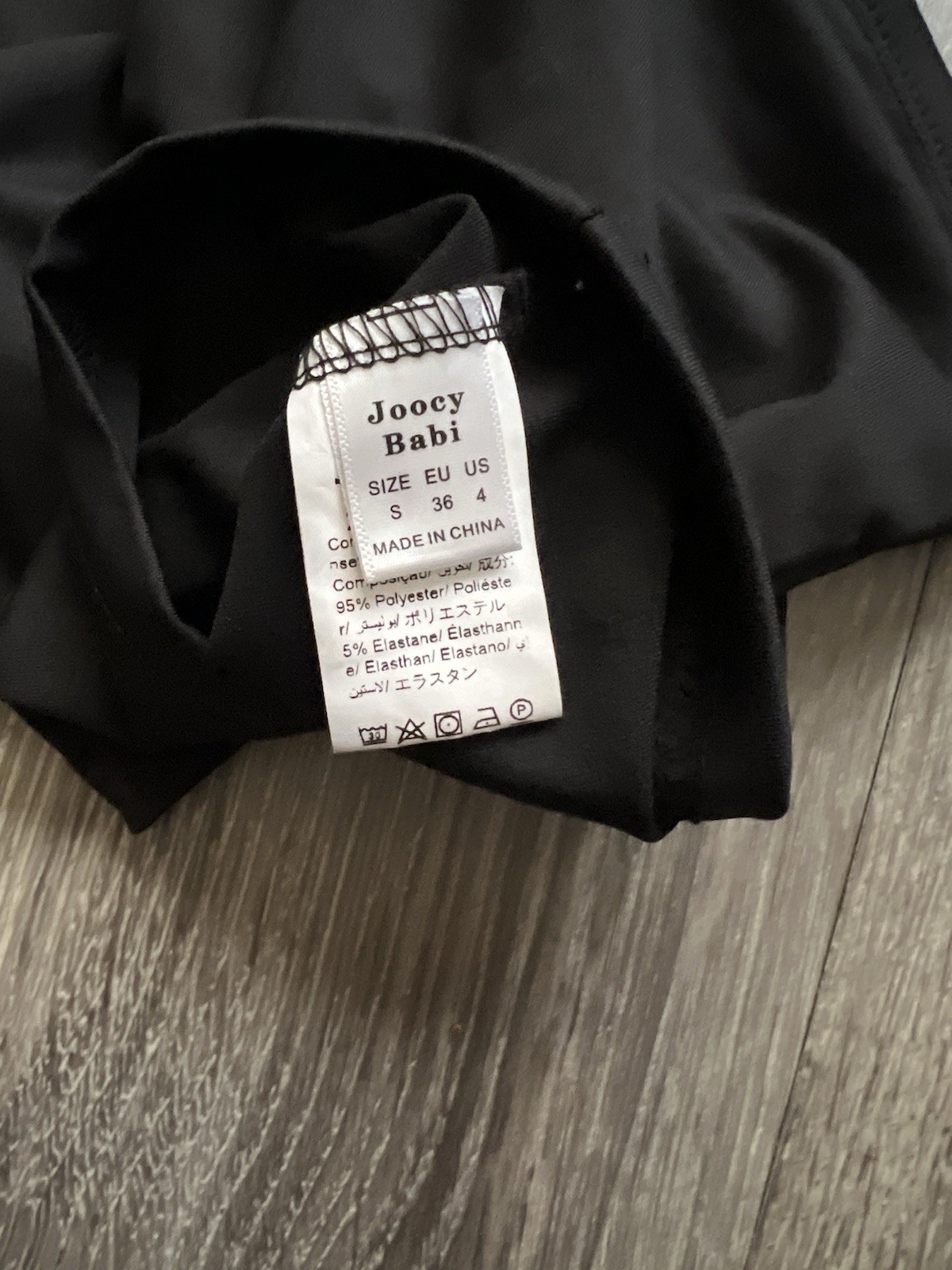 Joocy Babi Black Solid Strapless Knit Tube Top, Polyester Elastane Women S
