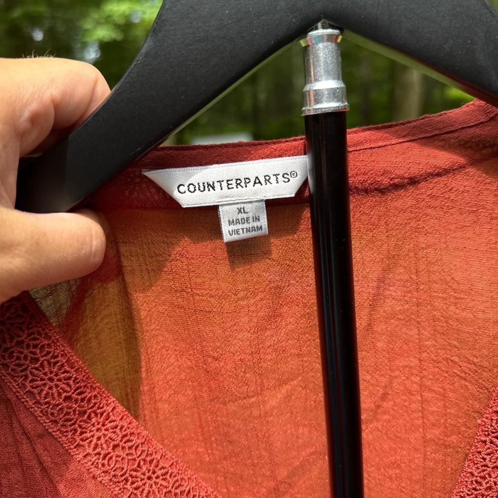 Counterparts Women’s Orange and Red Blouse