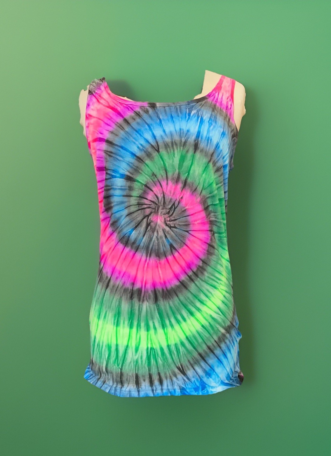 *New* Handmade Tie Dye, Assorted Magic Tunnel Women’s Tank Tops, All Sizes