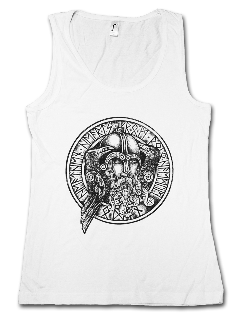 ODHIN II TANK TOP VEST GYM Hugin and Munin Ravens Odin Thor Mjölnir Loki Midgard