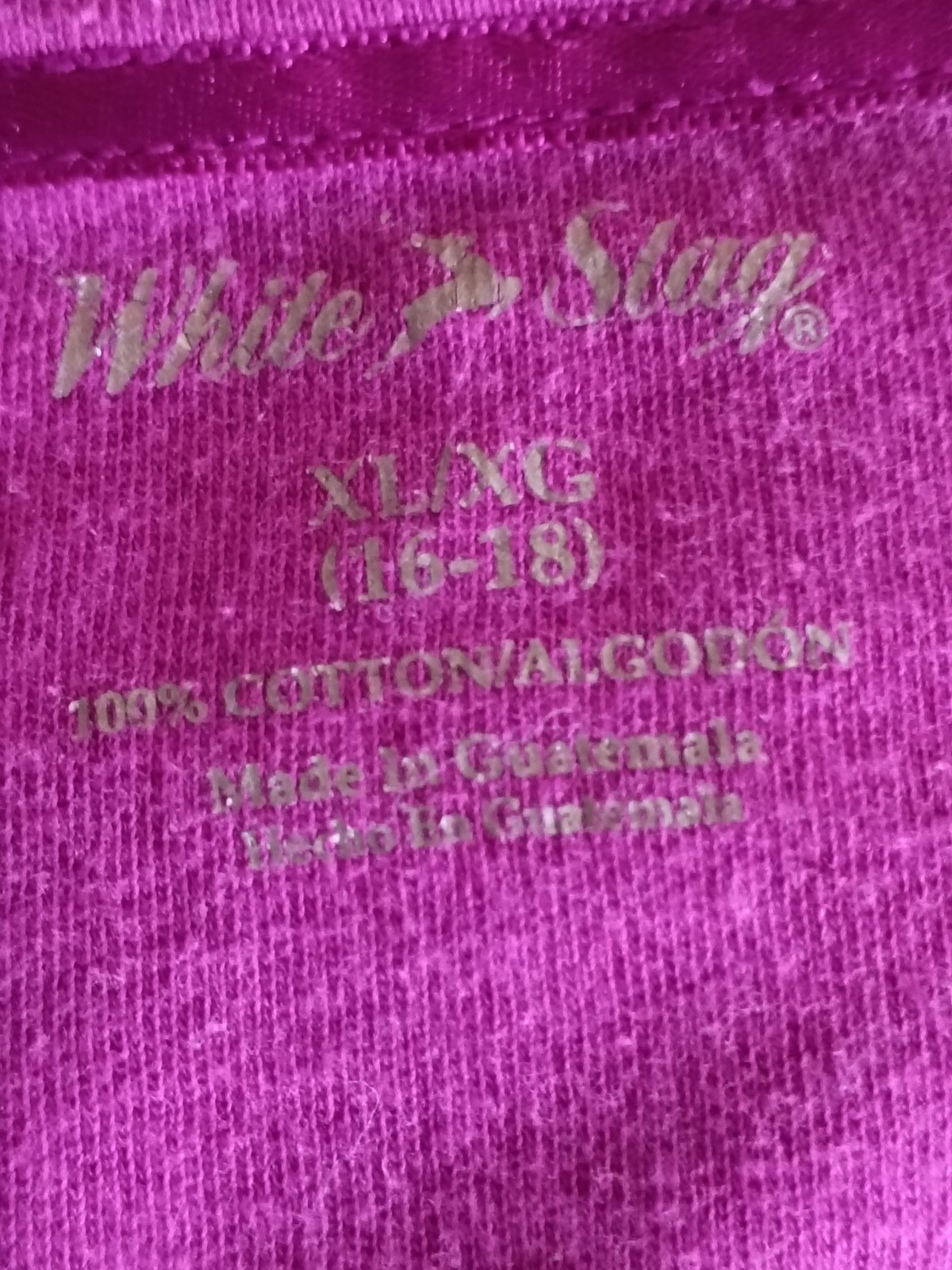 LOT OF 2 WHITE STAG WOMENS COTTON LONG SLEEVE TOPS SIZE 16-18 orange, purple