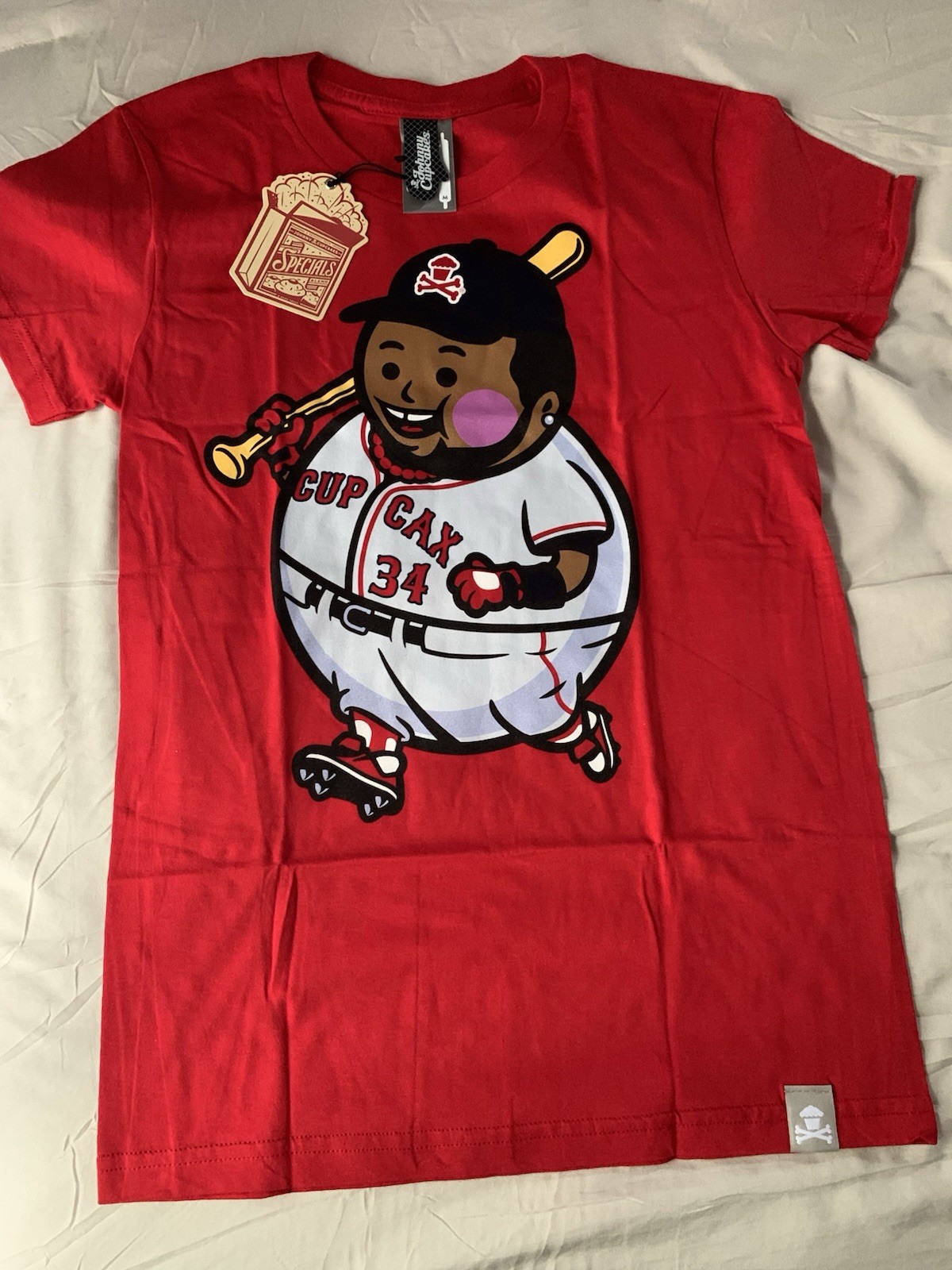 Johnny Cupcakes Bg Kid Ortiz Tshirt New With Tags! Medium