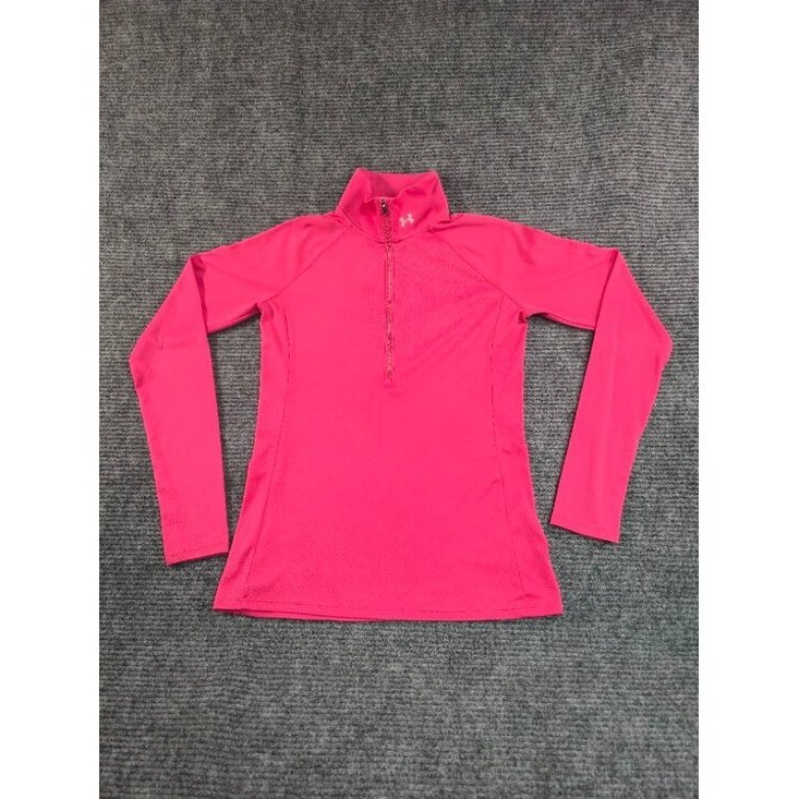 Under Armour Pink Quarter Zip Long Sleeve Women’s Small/Medium