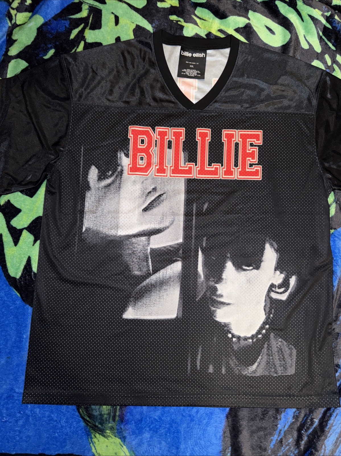 Billie Eilish Photo Jersey Size Extra Extra Large