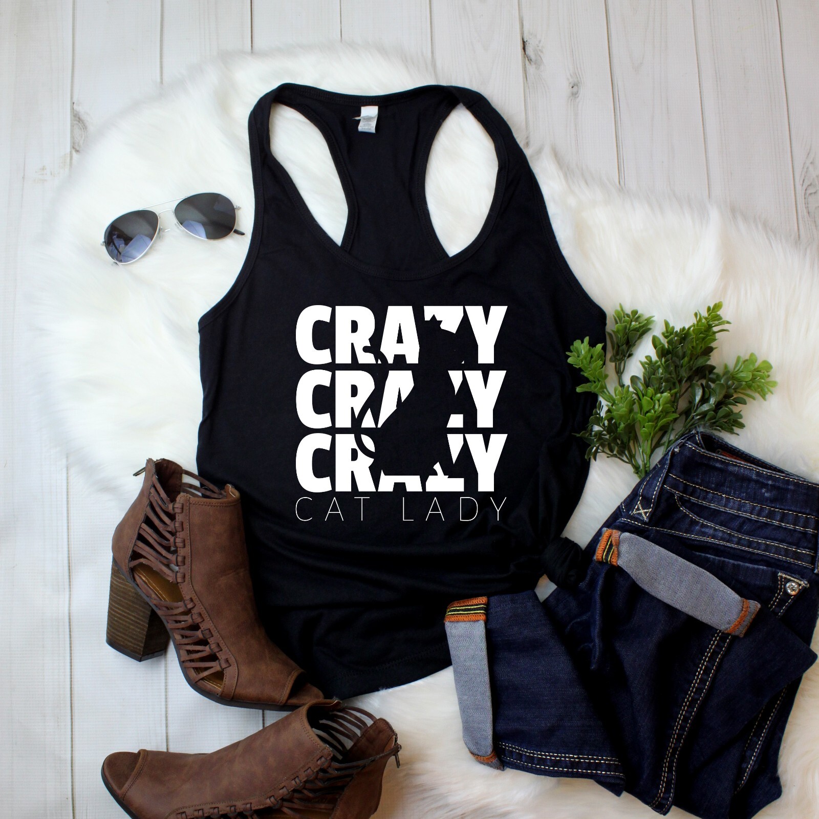 Womens Tank Top Crazy Cat Lady # Shirt Mom Gift Tee Cat Lovers T-Shirt Cat Mama