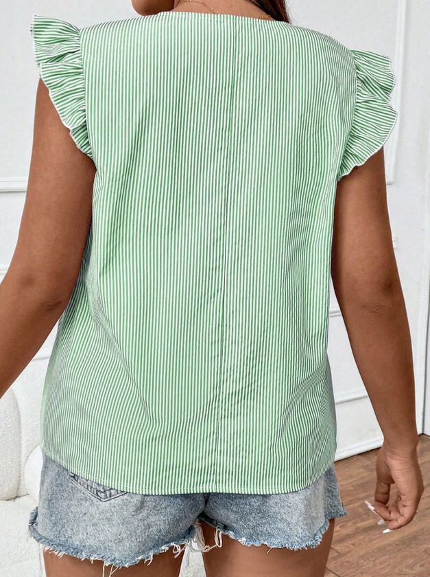 PLUS SIZE 20 22 24 MULTICOLOUR STRIPED BOHO HIPPIE TOP BLOUSE TASSEL NO STRETCH