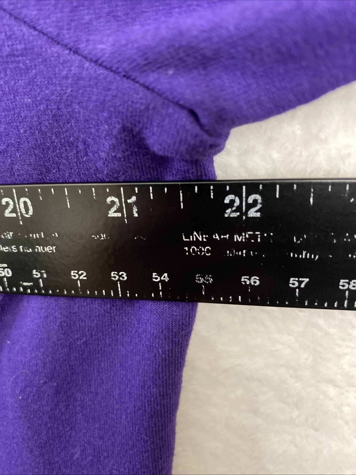 Weekends by Chico’s Woman’s L Purple Embellished Long Sleeve Full Zip Jacket/Top