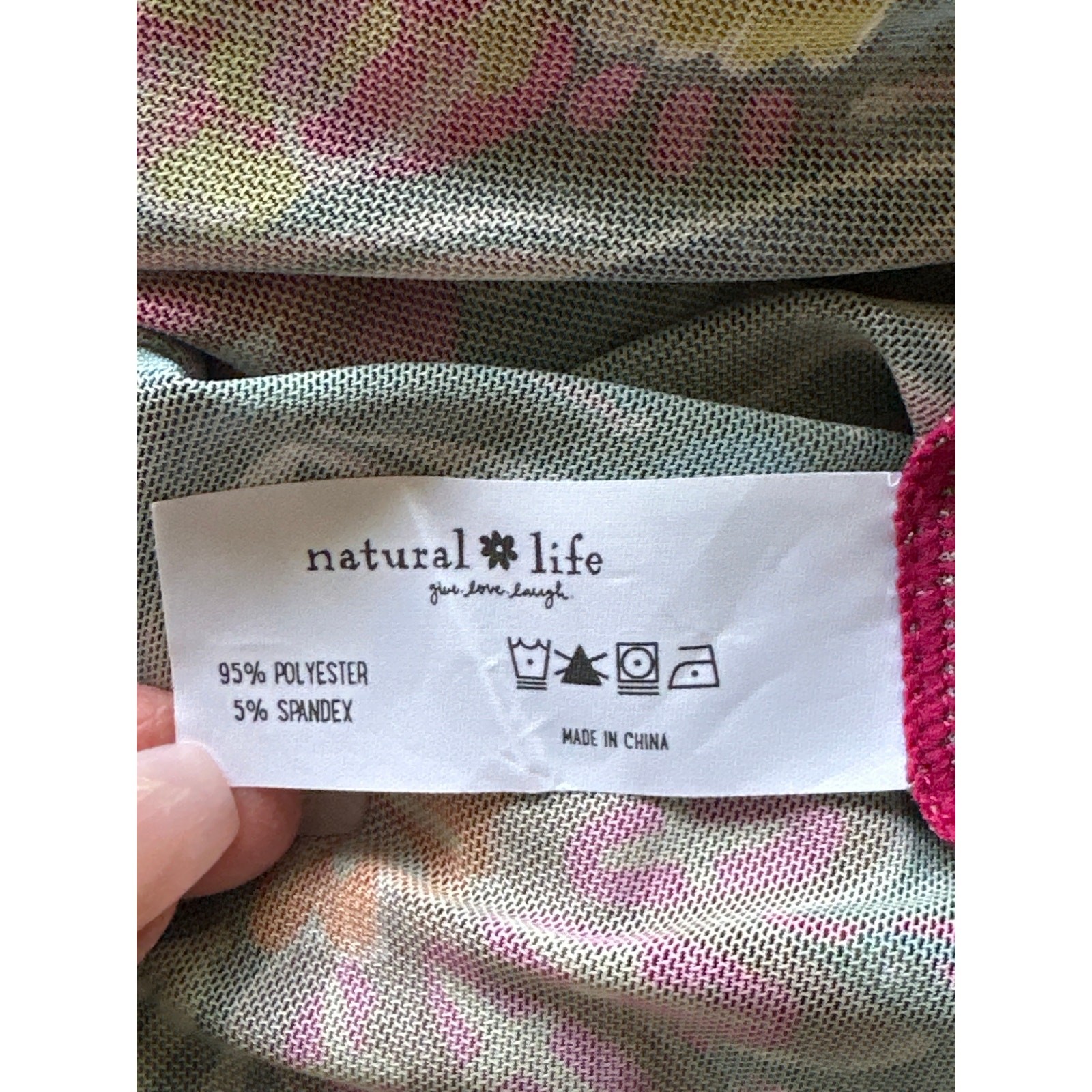Natural Life Cover Up Babydoll Mesh Top XL Floral Boho Hippie Festival Beach