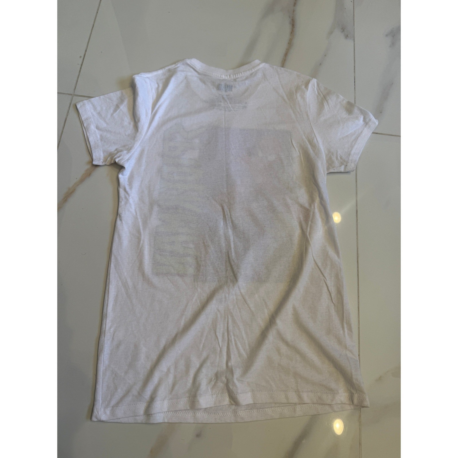 Marvel Spider-Man Graphic T-Shirt White Small Comic Book Print Tee