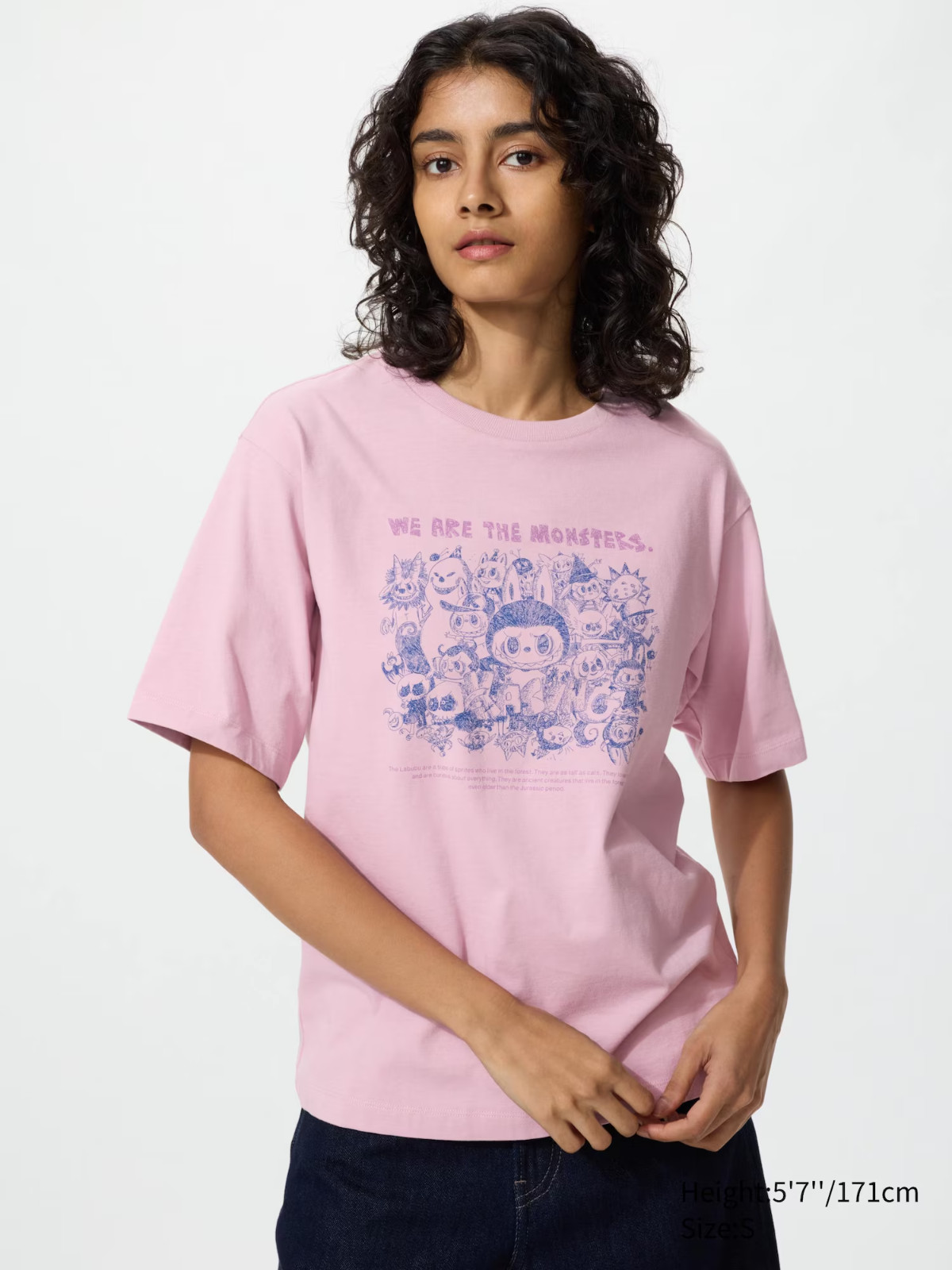 *Purple Size L* Uniqlo POP MART The Monsters Labubu UT Graphic Tee T-Shirt New