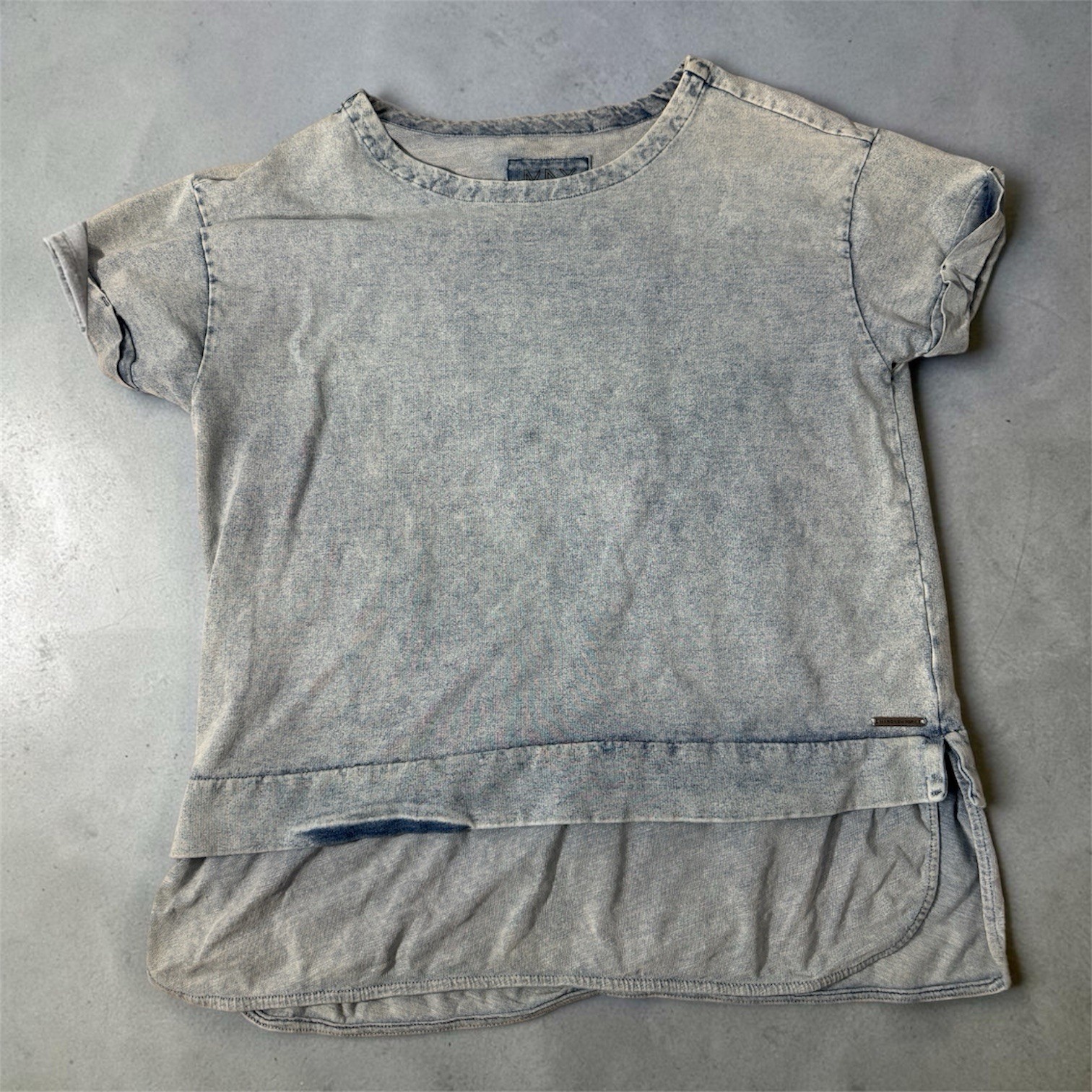 Marc New York Performance Denim Look Short Sleeve Top Women’s XL