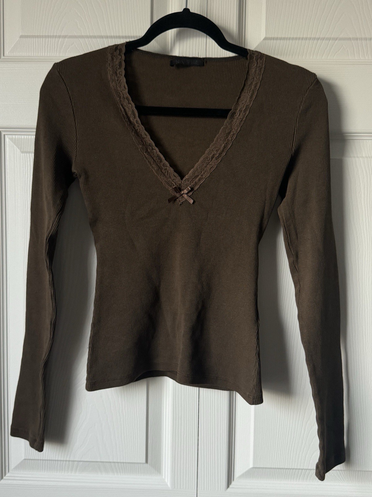 Zara lace v neck top