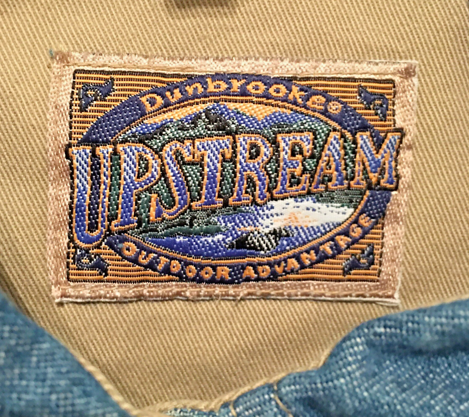 Dunbrooke Upstream Shirt Denim Vintage Womens Large Long Sleeve NWT VTG Dakota