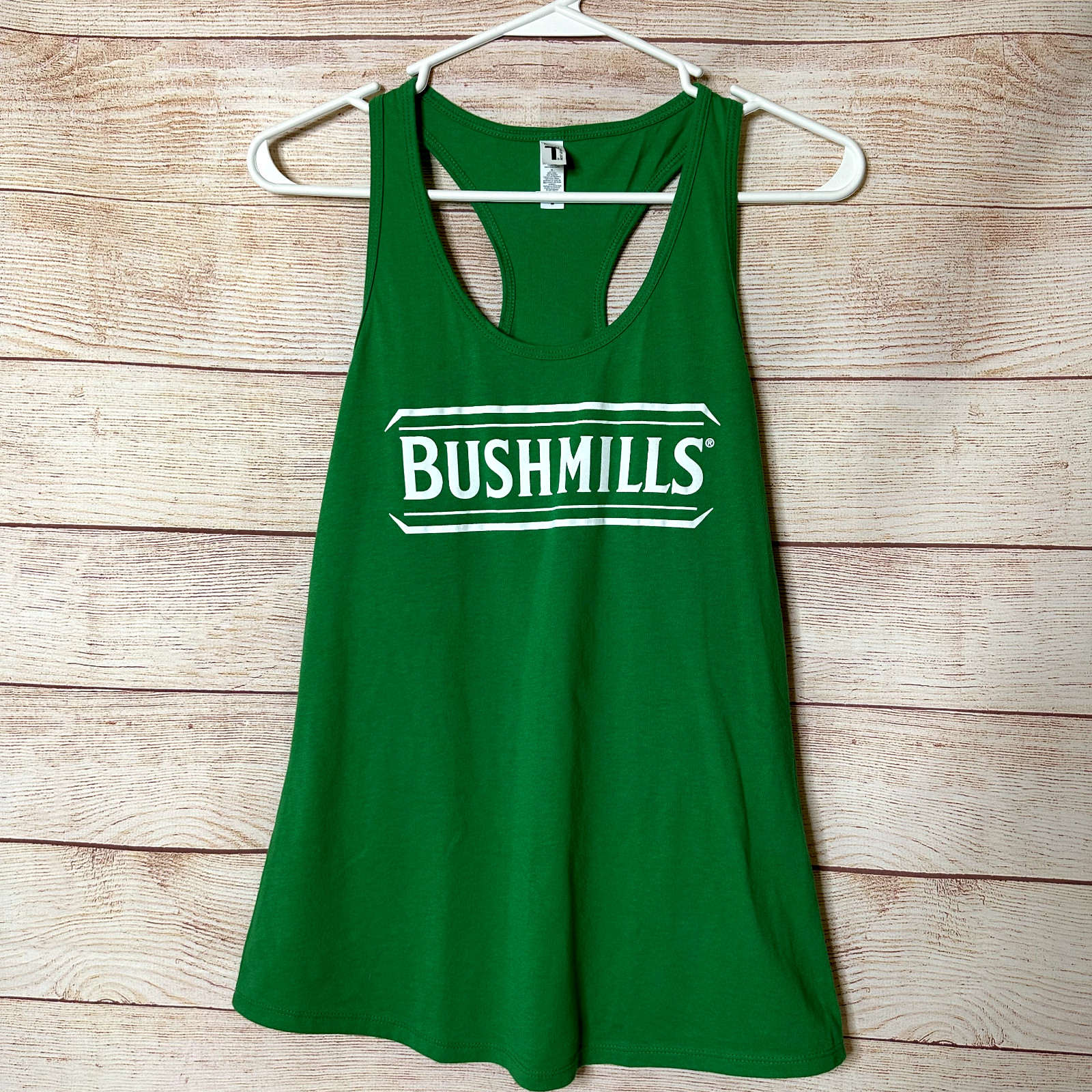 Bushmills Irish Whiskey St. Patrick’s Day Green Racerback Tank Top Women’s M