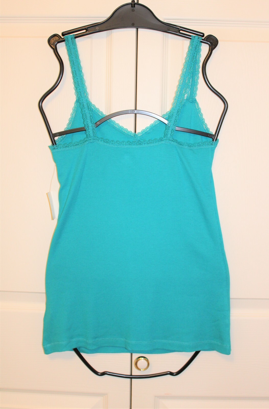 Womens Tank Top, Size S 4-6, Color Dark Aqua Marine, New with Tags