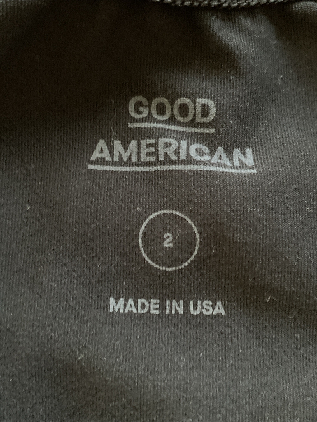 Good American Modern Tank Bodysuit Black Size 2 New Without Tags Very Soft