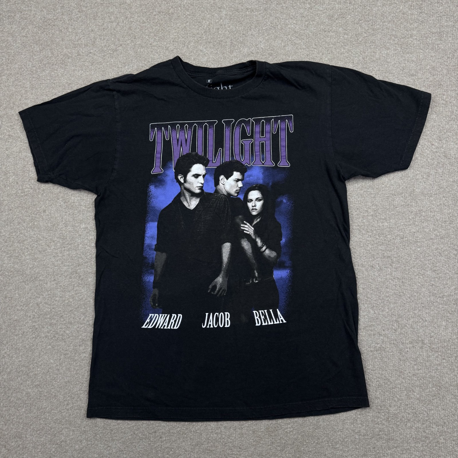 Twilight Women’s Shirt Size M Black Short Sleeve Movie Graphic Ripple Junction