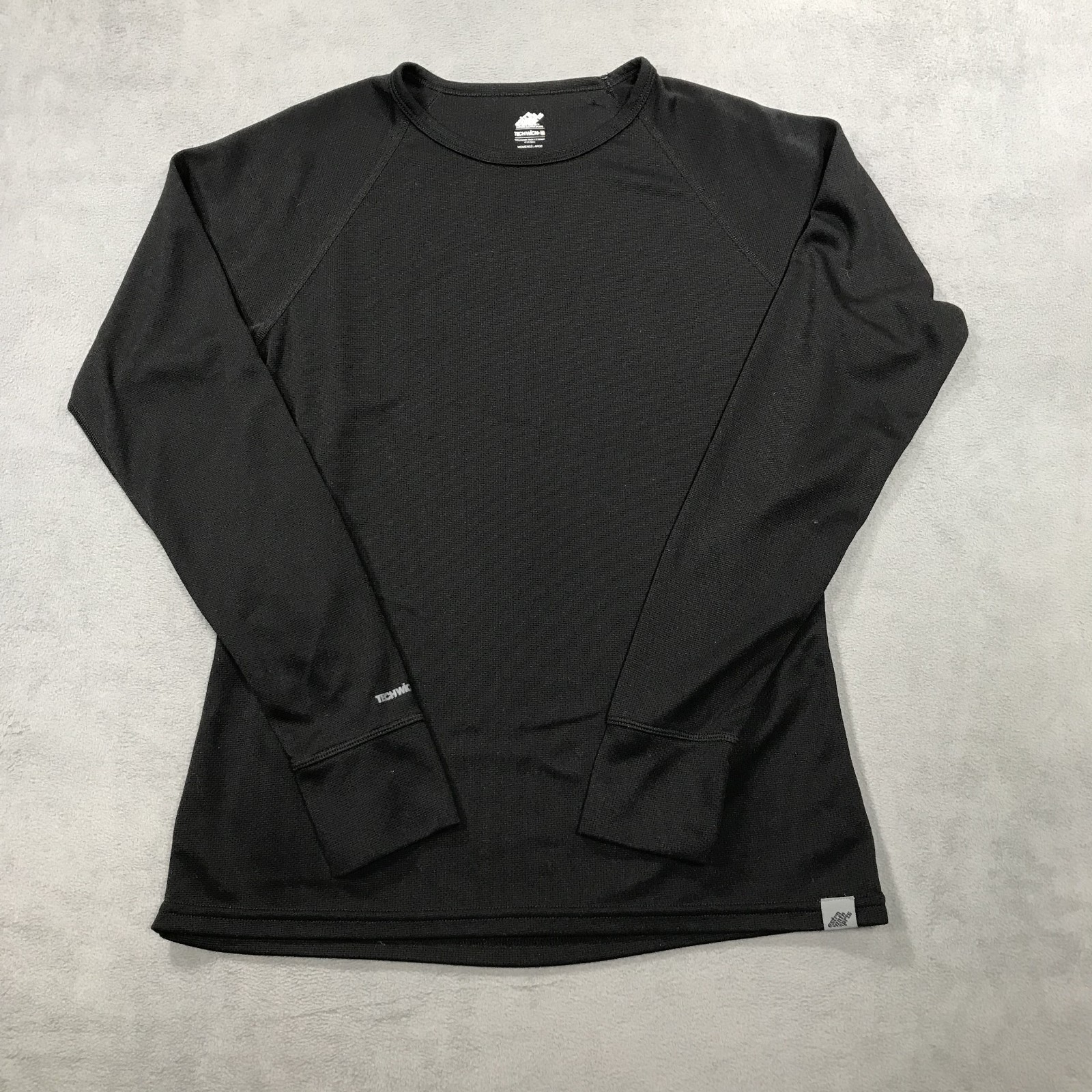 Eastern Mountain Sports Techwick Long Sleeve Top Women’s Large Black Base Layer