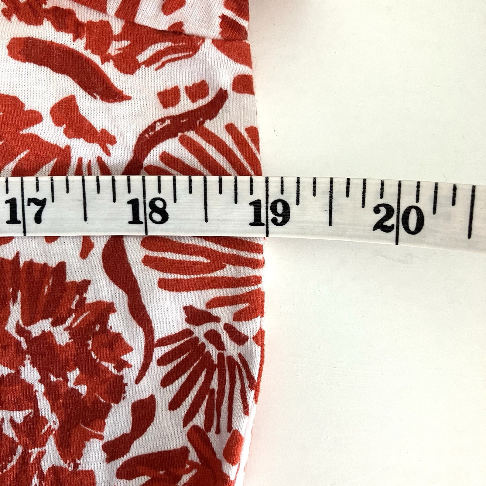 Seasalt Short Sleeved Risso Top Sea Tangle Tomato Red & White Seaweed Size 14